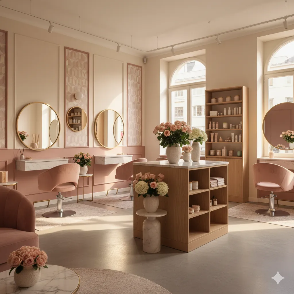 Interior do salão Karol&Kris