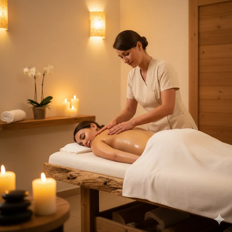 Massagem terapêutica de relaxamento